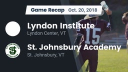 Recap: Lyndon Institute vs. St. Johnsbury Academy  2018