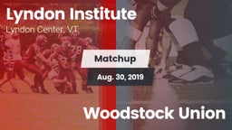 Matchup: Lyndon Institute vs. Woodstock Union  2019