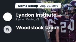 Recap: Lyndon Institute vs. Woodstock Union  2019