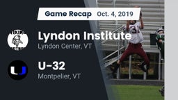 Recap: Lyndon Institute vs. U-32  2019