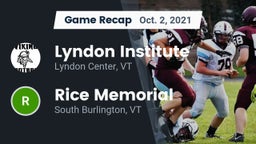 Recap: Lyndon Institute vs. Rice Memorial  2021