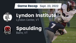 Recap: Lyndon Institute vs. Spaulding  2022
