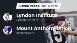 Recap: Lyndon Institute vs. Mount Anthony Union  2022