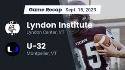 Recap: Lyndon Institute vs. U-32  2023