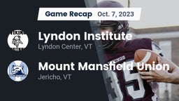 Recap: Lyndon Institute vs. Mount Mansfield Union  2023