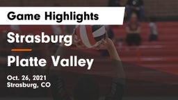 Strasburg  vs Platte Valley  Game Highlights - Oct. 26, 2021