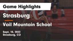 Strasburg  vs Vail Mountain School  Game Highlights - Sept. 10, 2022