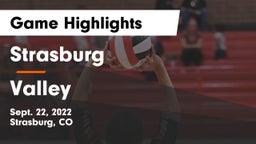 Strasburg  vs Valley  Game Highlights - Sept. 22, 2022