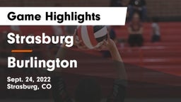 Strasburg  vs Burlington  Game Highlights - Sept. 24, 2022