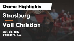 Strasburg  vs Vail Christian  Game Highlights - Oct. 22, 2022