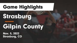 Strasburg  vs Gilpin County  Game Highlights - Nov. 5, 2022