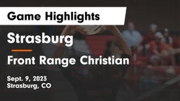 Strasburg  vs Front Range Christian  Game Highlights - Sept. 9, 2023