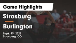 Strasburg  vs Burlington  Game Highlights - Sept. 23, 2023