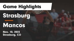 Strasburg  vs Mancos  Game Highlights - Nov. 10, 2023