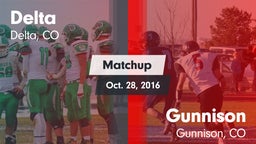 Matchup: Delta  vs. Gunnison  2016