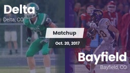 Matchup: Delta  vs. Bayfield  2017
