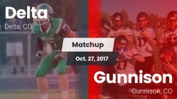 Matchup: Delta  vs. Gunnison  2017