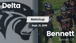 Matchup: Delta  vs. Bennett  2018