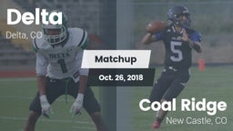 Matchup: Delta  vs. Coal Ridge  2018