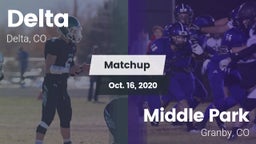 Matchup: Delta  vs. Middle Park  2020