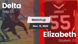 Matchup: Delta  vs. Elizabeth  2020