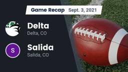 Recap: Delta  vs. Salida  2021