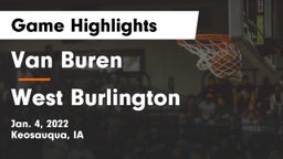 Van Buren  vs West Burlington  Game Highlights - Jan. 4, 2022