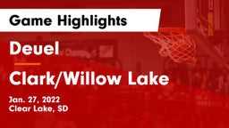 Deuel  vs Clark/Willow Lake  Game Highlights - Jan. 27, 2022