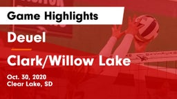 Deuel  vs Clark/Willow Lake  Game Highlights - Oct. 30, 2020