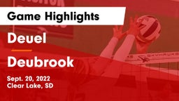 Deuel  vs Deubrook  Game Highlights - Sept. 20, 2022