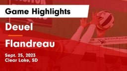 Deuel  vs Flandreau  Game Highlights - Sept. 25, 2023