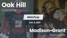 Matchup: Oak Hill  vs. Madison-Grant  2017