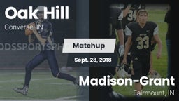 Matchup: Oak Hill  vs. Madison-Grant  2018