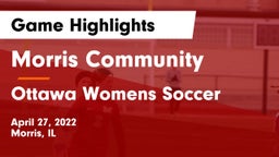 Morris Community  vs Ottawa Womens Soccer  Game Highlights - April 27, 2022