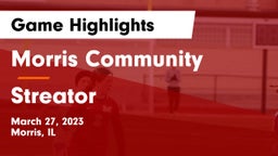 Morris Community  vs Streator  Game Highlights - March 27, 2023