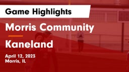 Morris Community  vs Kaneland  Game Highlights - April 12, 2023