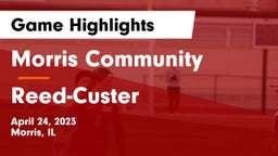 Morris Community  vs Reed-Custer  Game Highlights - April 24, 2023