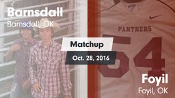 Matchup: Barnsdall High vs. Foyil  2016