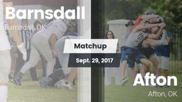 Matchup: Barnsdall High vs. Afton  2017