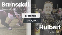 Matchup: Barnsdall High vs. Hulbert  2017