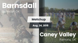 Matchup: Barnsdall High vs. Caney Valley  2018