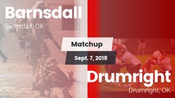 Matchup: Barnsdall High vs. Drumright  2018
