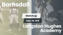 Matchup: Barnsdall High vs. Langston Hughes Academy 2018