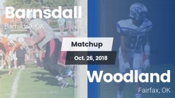 Matchup: Barnsdall High vs. Woodland  2018