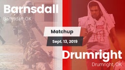 Matchup: Barnsdall High vs. Drumright  2019