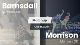 Matchup: Barnsdall High vs. Morrison  2019
