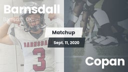 Matchup: Barnsdall High vs. Copan  2020