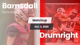 Matchup: Barnsdall High vs. Drumright  2020