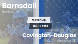 Matchup: Barnsdall High vs. Covington-Douglas  2020