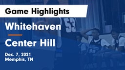 Whitehaven  vs Center Hill  Game Highlights - Dec. 7, 2021
